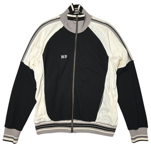 NEW Nicholas Daley Track Jacket SIZE M Black White N.D. Embroidered Portugal NWT - Picture 1 of 12